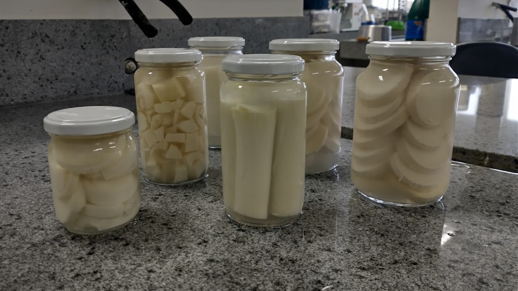 Conservas desenvolvidas no laboratório de agroecologia